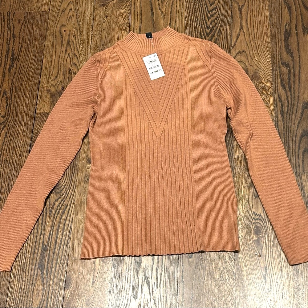 INC International Concepts Ribbed Turtleneck Sweater